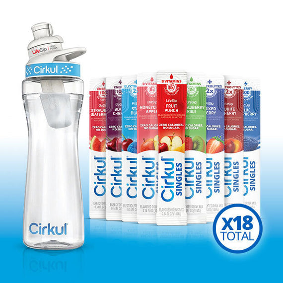 22oz. Plastic Bottle & GoSip® Black Cherry H5